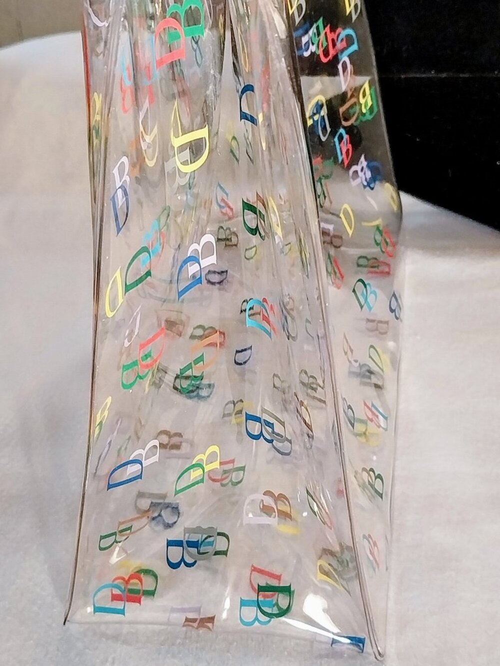 DOONEY & BOURKE Signature DB Small Clear IT Lunch Mini Tote Handbag Multi Color - Picture 5 of 7